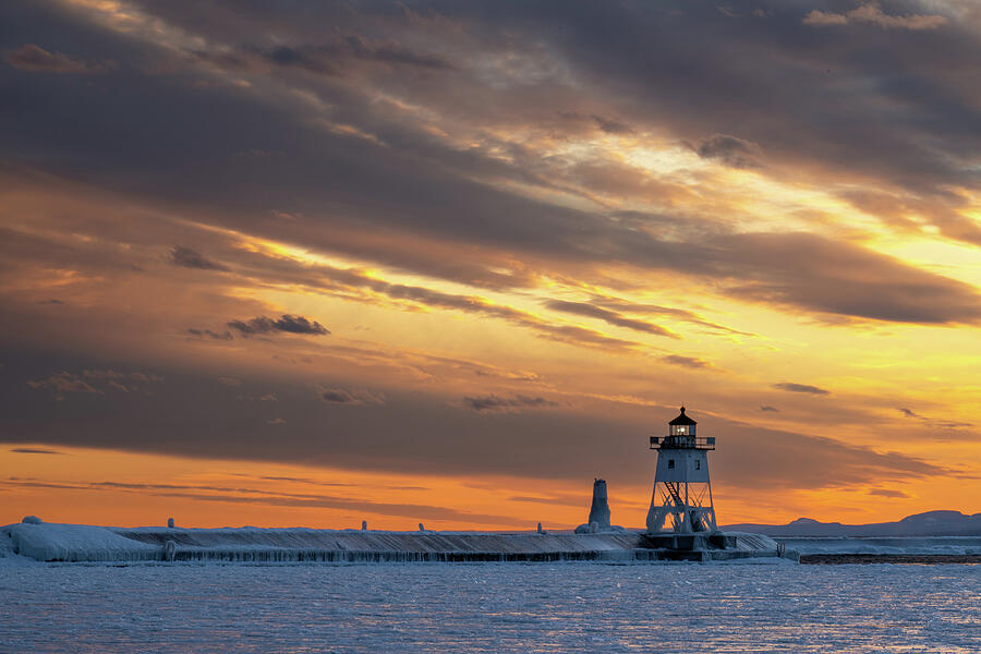 Sunset in Grand Marais Photograph by Donald Tredinnick Sunset in Grand Marais Photograph by Donald Tredinnick