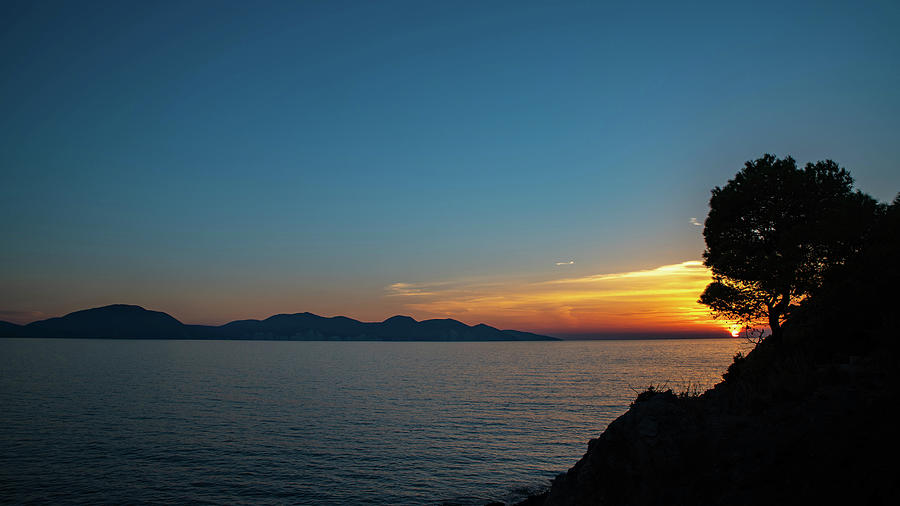Sunset in Greece Photograph by Rob Hemphill