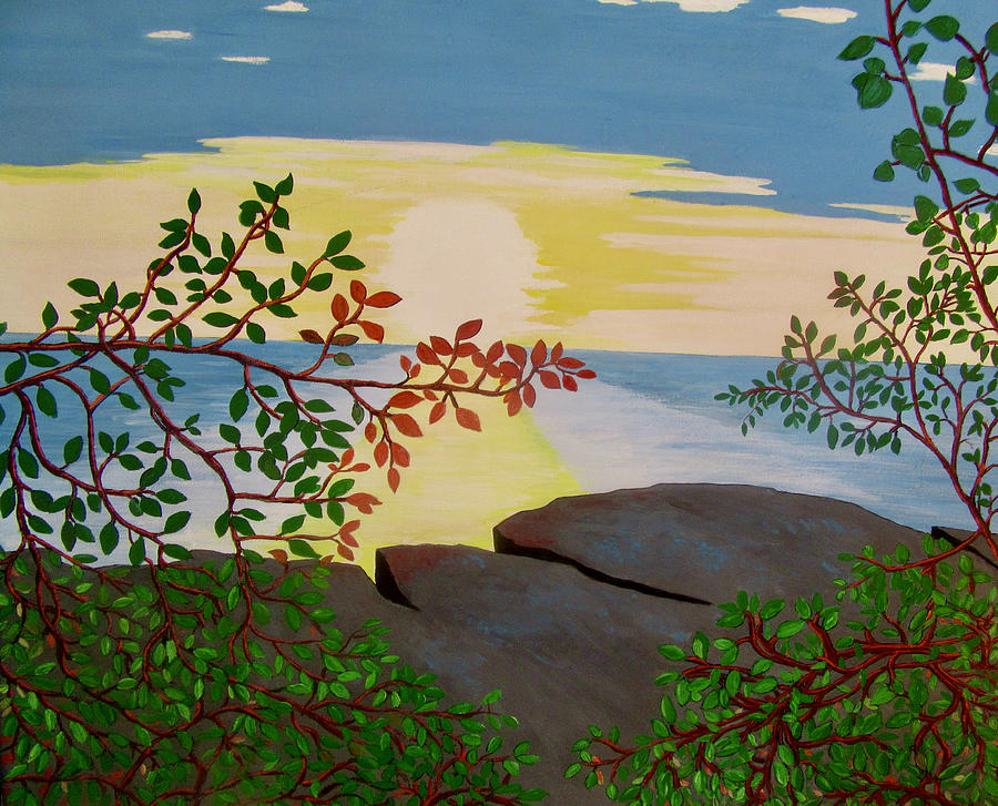 Sunset in Jamaica Painting by Stephanie Moore