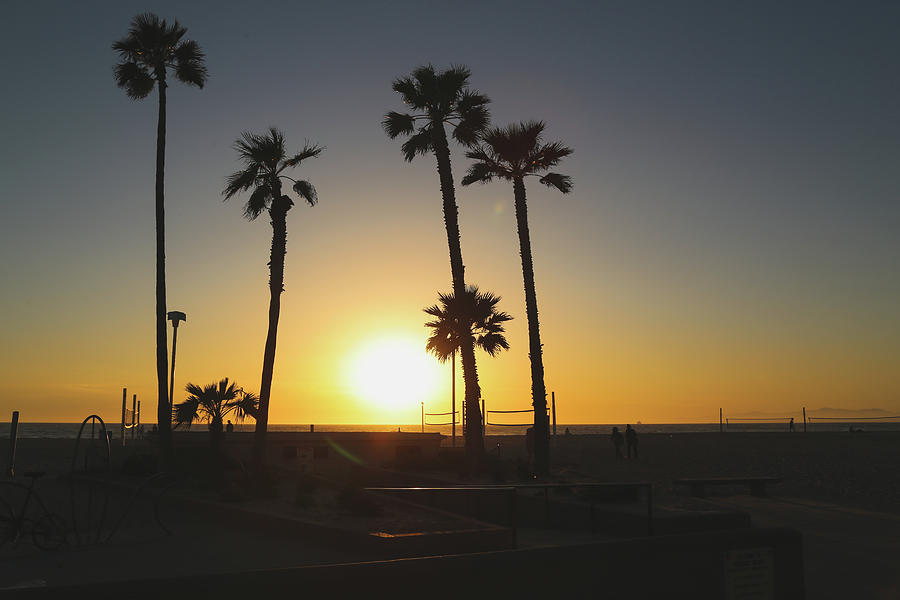 Sunset in Los Angeles Photograph by Alberto Zanoni