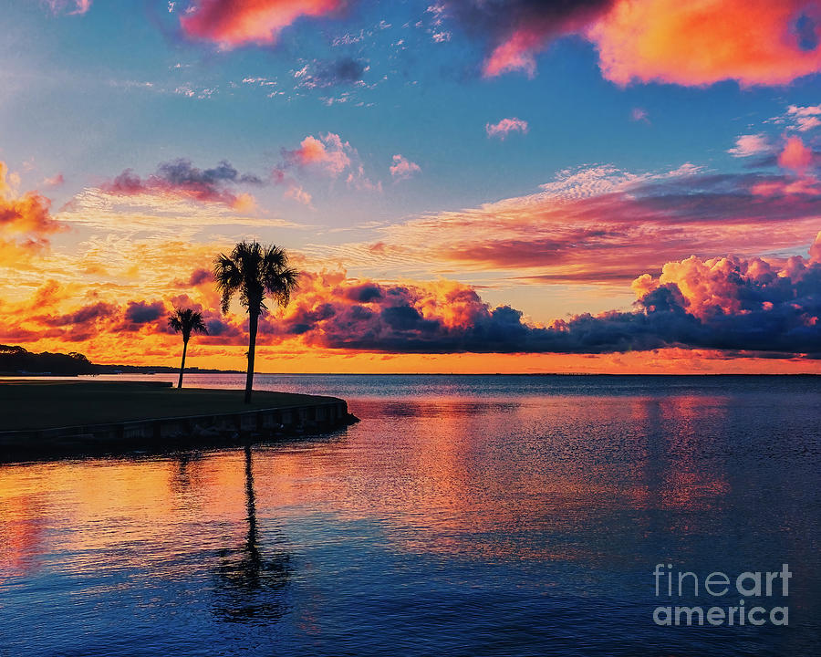 Sunset in Miramar Beach Photograph by Nick Zelinsky Jr Fine Art America