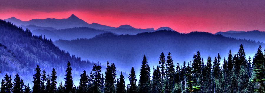 Sunset In Mount Rainier Photograph