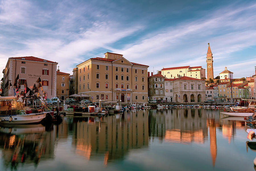 Sunset in Piran Photograph by Elias Pentikis Sunset in Piran Photograph by Elias Pentikis