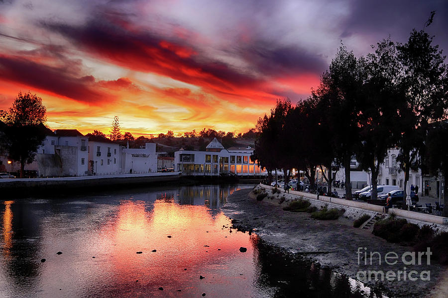 Sunset in Tavira Portugal Photograph by Teresa Zieba