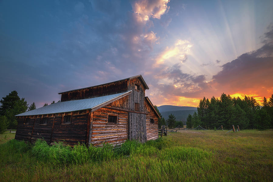 Sunset Photograph - Sunset in the High Country by Darren White