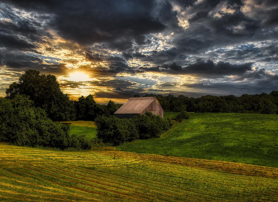 Sunset In The Hills Of Maryland Photograph by Mountain Dreams - Fine ...