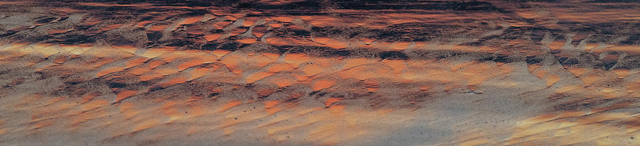 Sunset in the Sand Abstract Photograph by Alex Lapidus