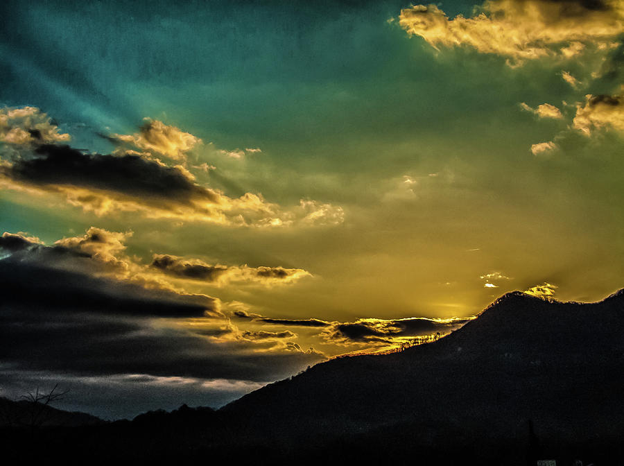 Sunset in the Smokey Mountains Photograph by Louis Dallara