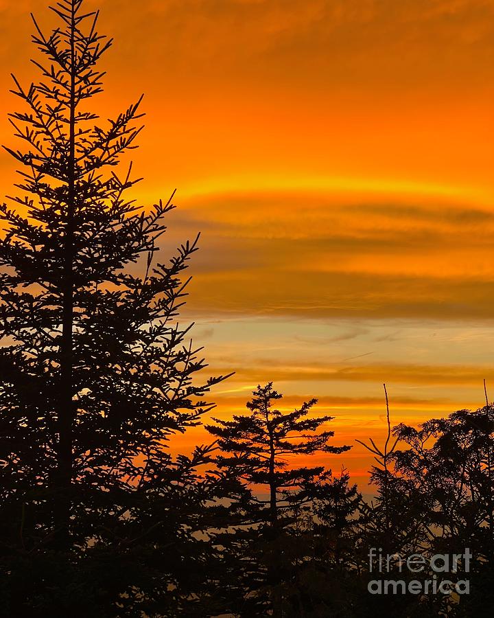 Sunset in the Smokeys Photograph by Susan Cliett