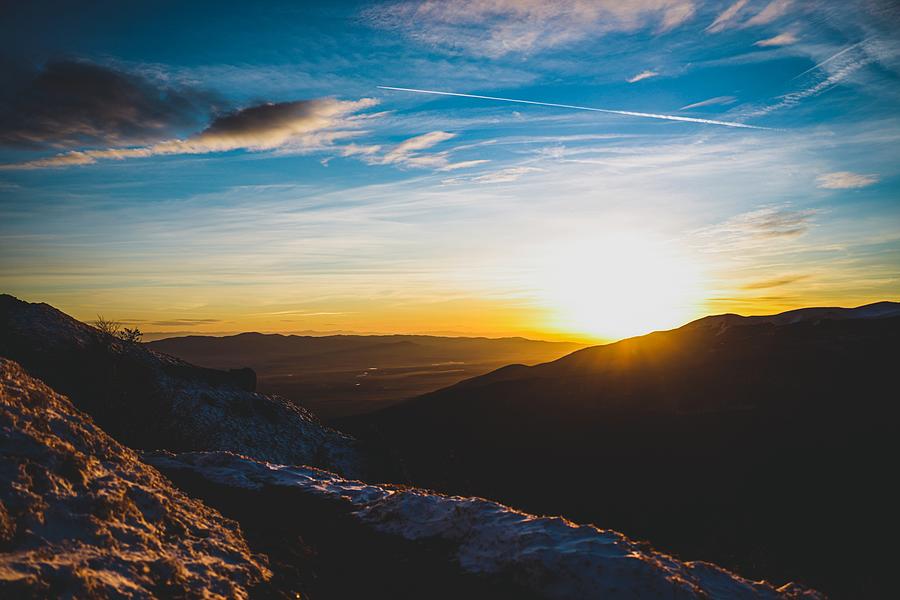 Sunset in the valley Photograph by Viktorio Nitov