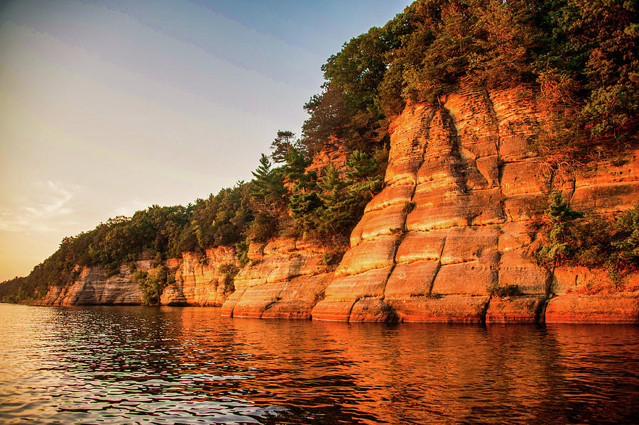 Sunset In The Wisconsin Dells Photograph