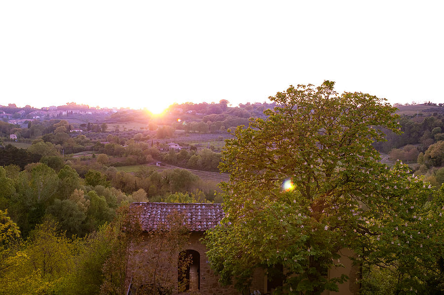 Sunset in Tuscany Photograph by Jakob Montrasio