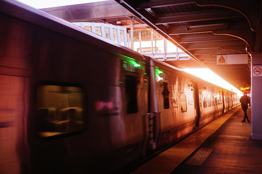 Sunset, Jamaica Station, NYC Photograph by Eugene Nikiforov