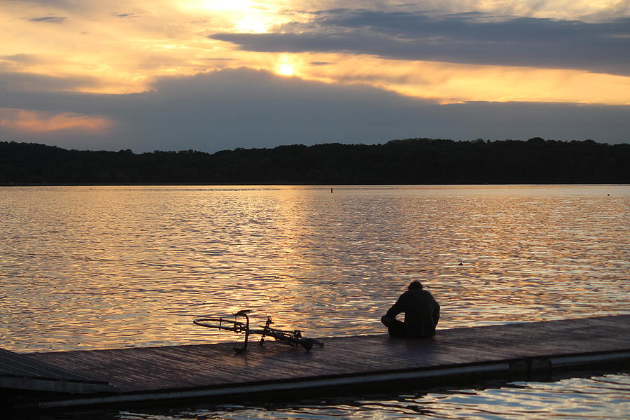 Lake Mendota Photograph - Sunset, Lake Mendota by Callen Harty Lake Mendota Photograph - Sunset, Lake Mendota by Callen Harty