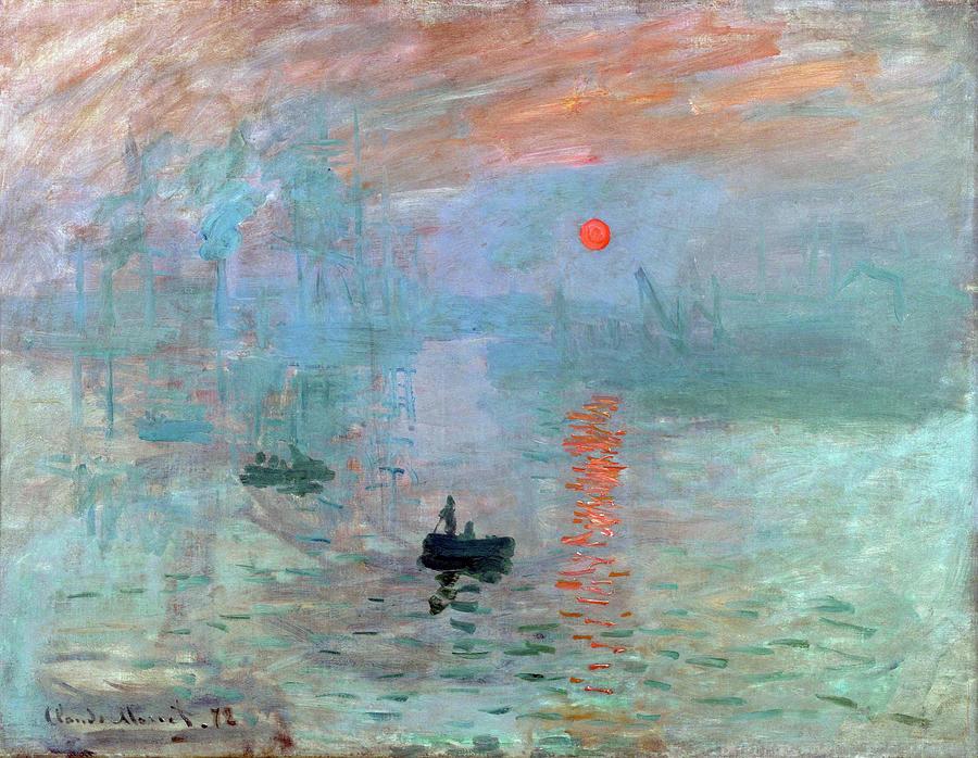 Claude Monet Digital Art - Sunset by Long Shot