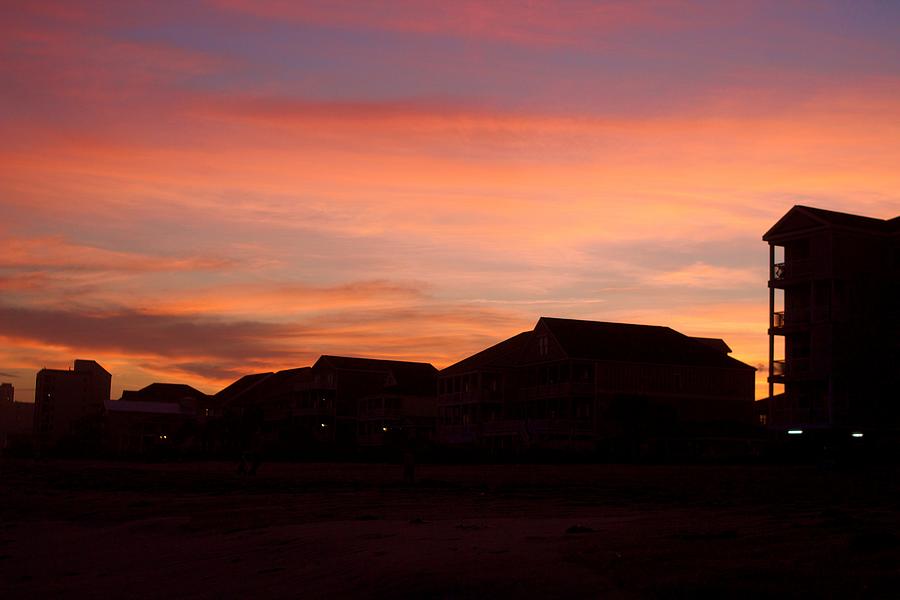 Sunset Made of Fire Cherry Grove, SC Photograph by Kaila Parmalee