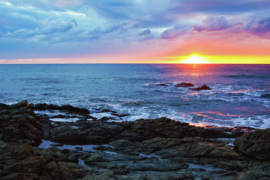 Sunset Malibu Photograph by Kyle Hanson
