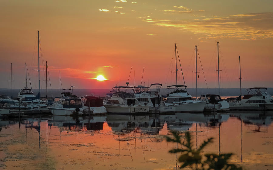 Sunset Marina Photograph by Patti Deters