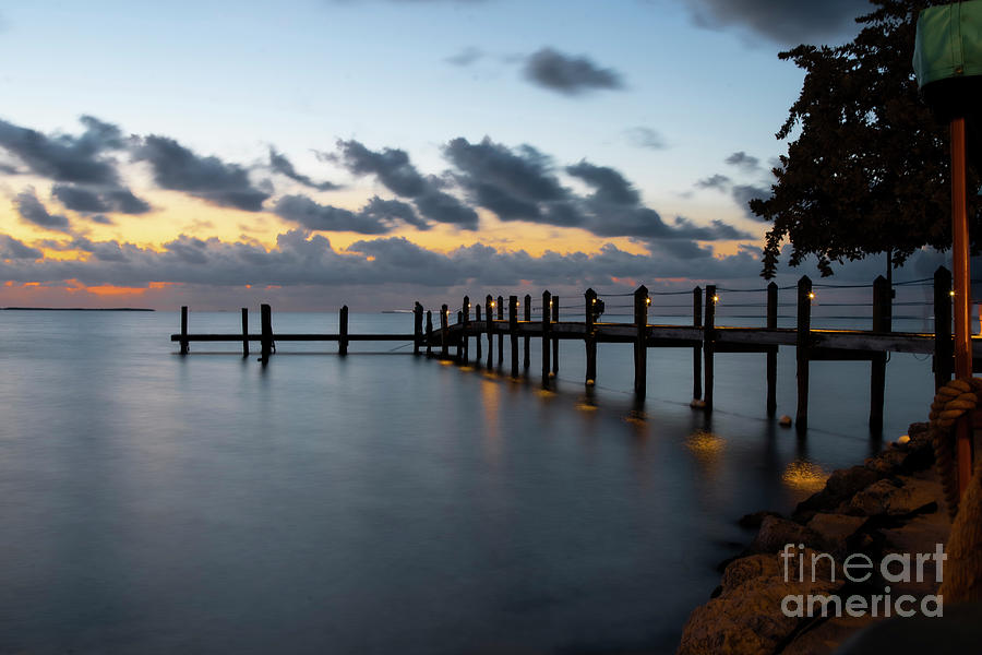 Sunset Marker 88 Islamadora Florida Keys Photograph by Wayne Moran