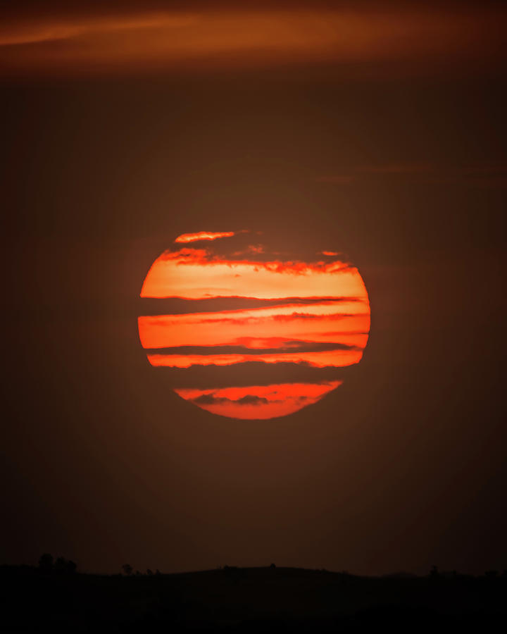 Sunset Mirador del Llano La Macarena Meta Colombia Photograph by Adam Rainoff