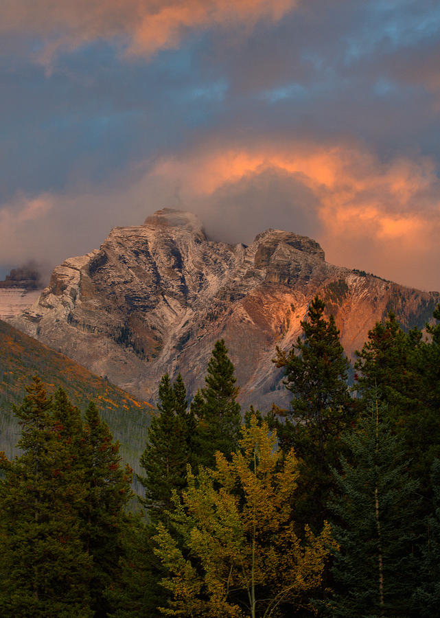 Sunset Mountain Light Photograph by Stephen Vecchiotti