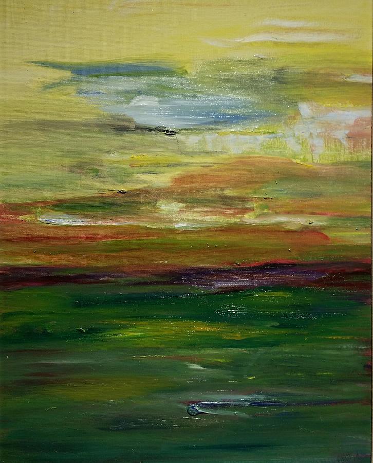 Sunset Mystery Painting by Alida M Haslett