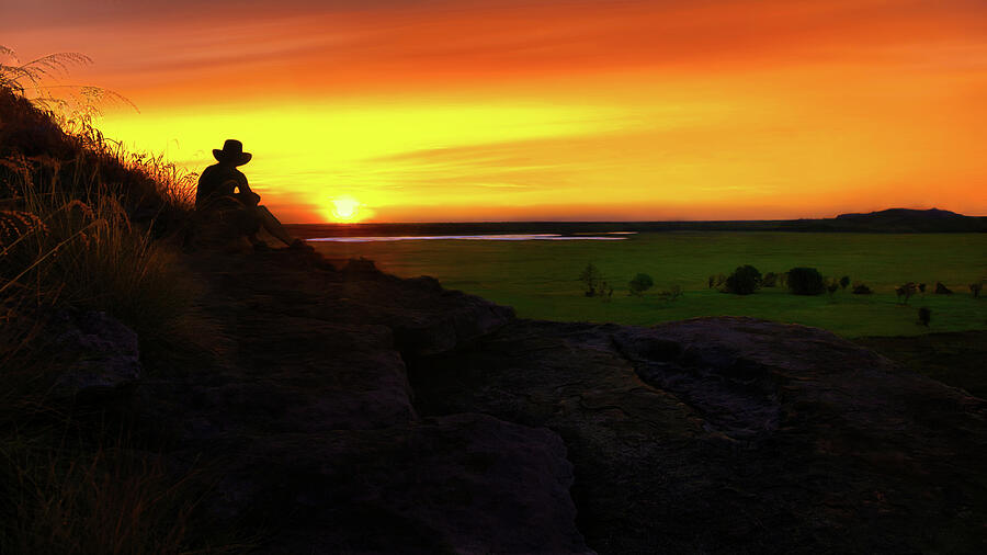 Sunset Nabad Plains - Kakadu National Park Photograph by Lexa Harpell