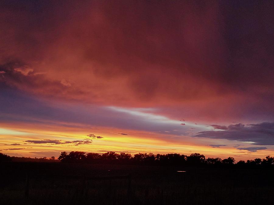 Sunset Near Forrest City, Arkansas  Photograph by Ally White