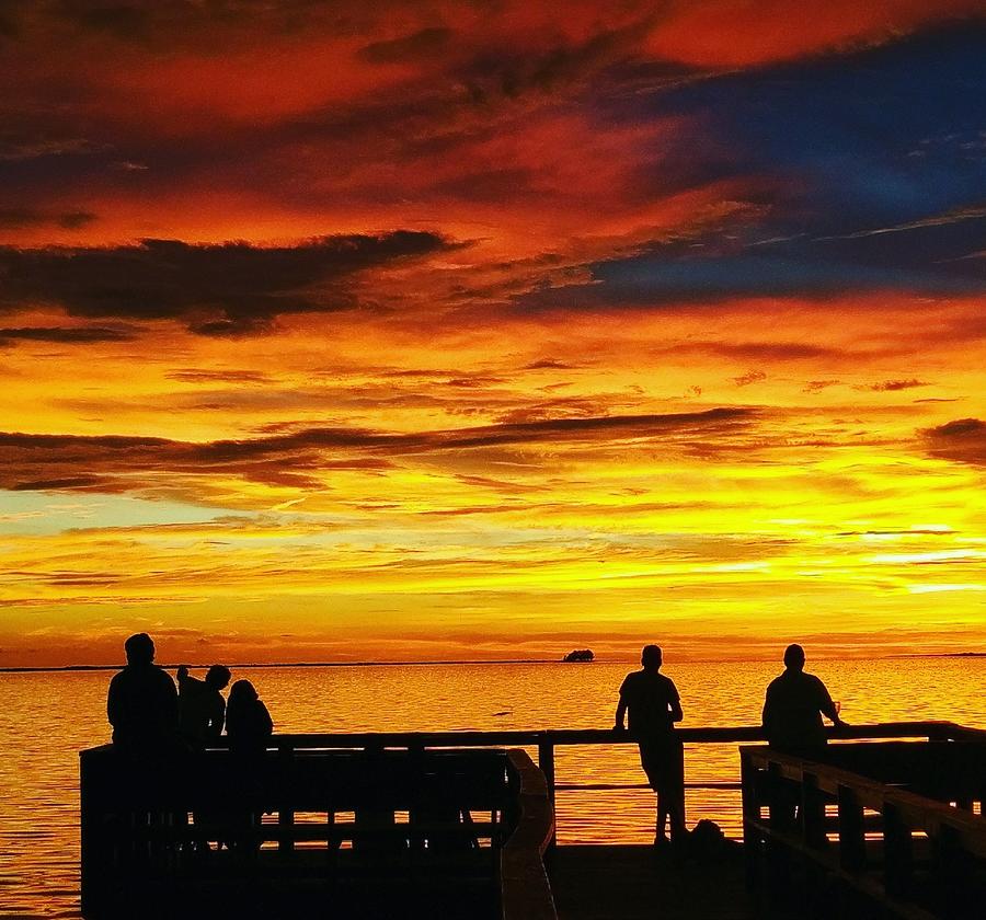 Sunset of Fire Photograph by Kelly Harvel | Fine Art America