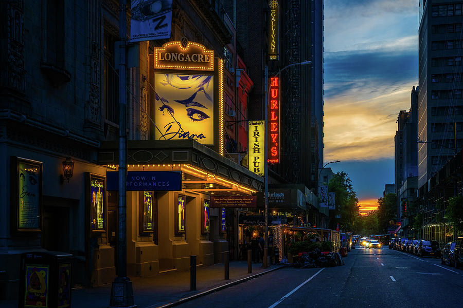 New York City Photograph - Sunset On 48th Street by Chris Lord