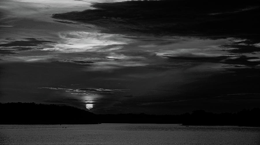 Sunset on Arkansas Lake Hamilton Photograph by James C Richardson