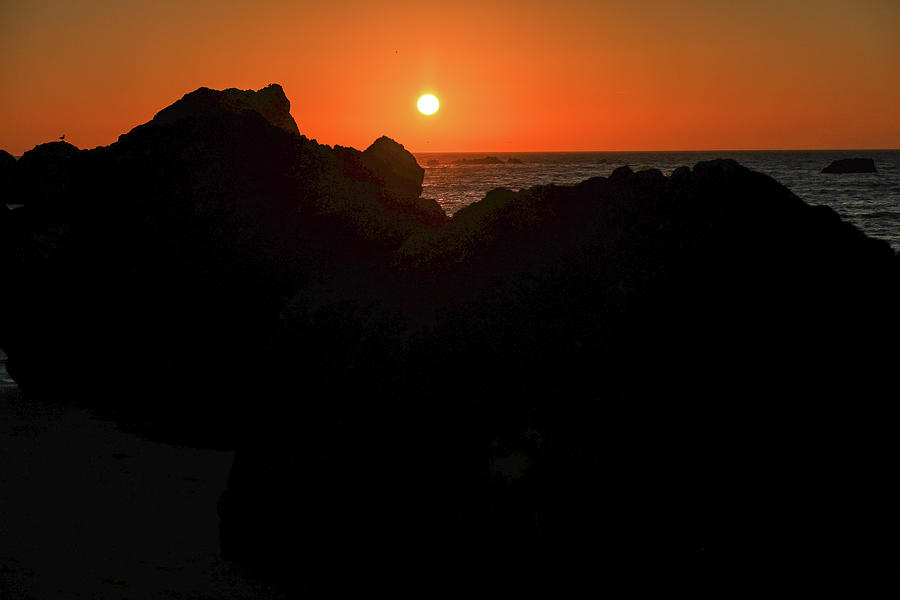 Sunset On Harris Beach Photograph