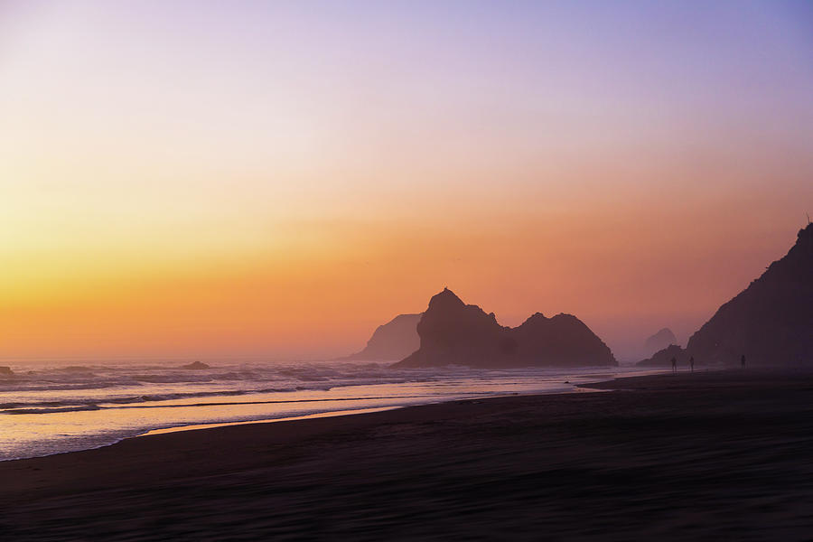 Sunset on Oregon Coast Photograph by Aashish Vaidya