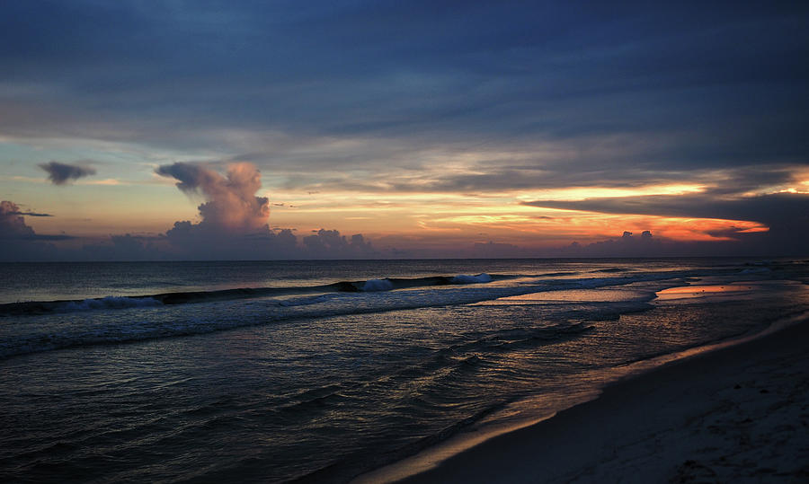 Sunset on Panama City Beach 001 Photograph by James C Richardson