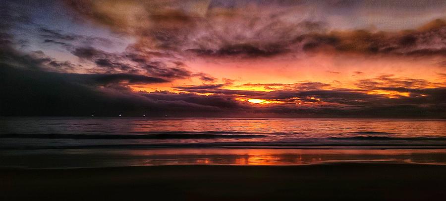 Sunset on Santa Claus Beach  Photograph by LaDonna McCray