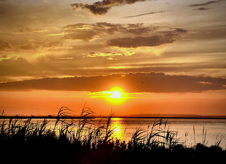 Sunset on South Bay Photograph by Jack Riordan