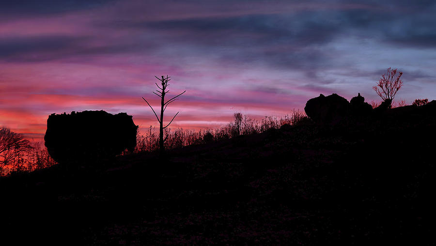 Sunset on Stone Country - Kakadu NP  Photograph by Lexa Harpell