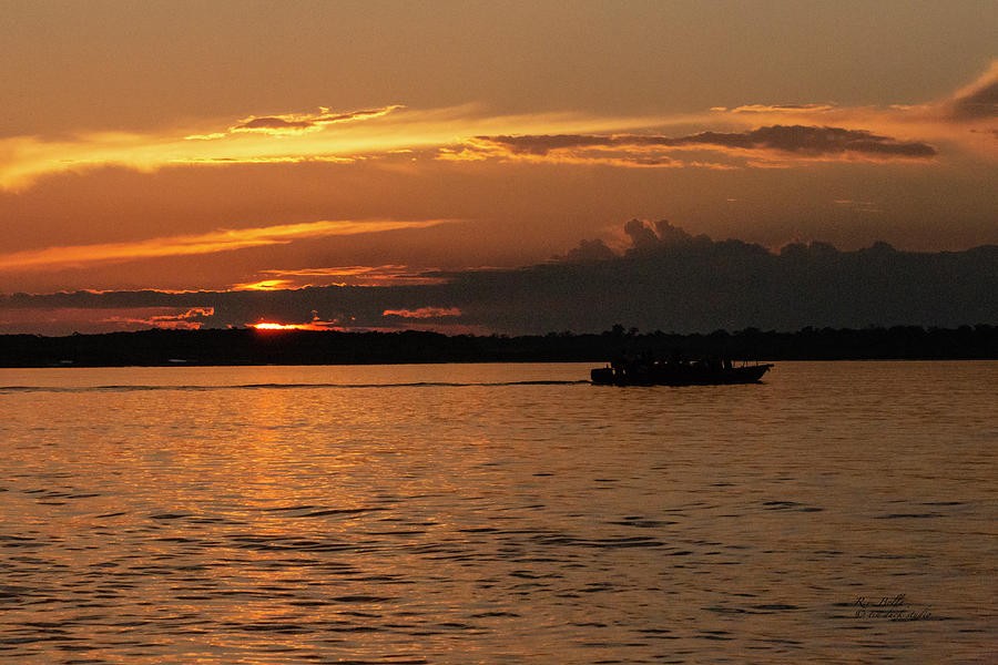 Sunset on the Amazon Photograph by Robert Bolla