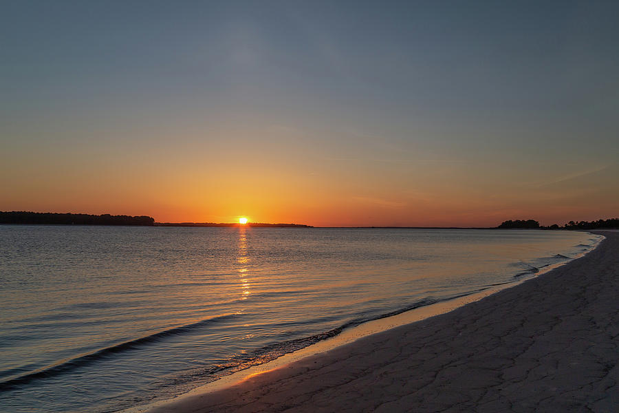 Sunset on the Coast 2 Photograph by Cindy Robinson