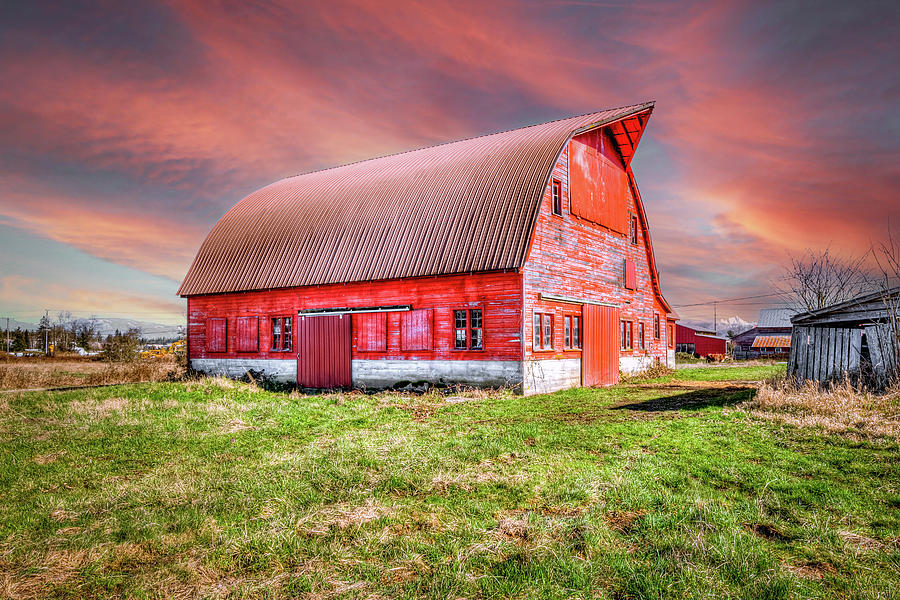 Sunset on the Farm Photograph by Spencer McDonald