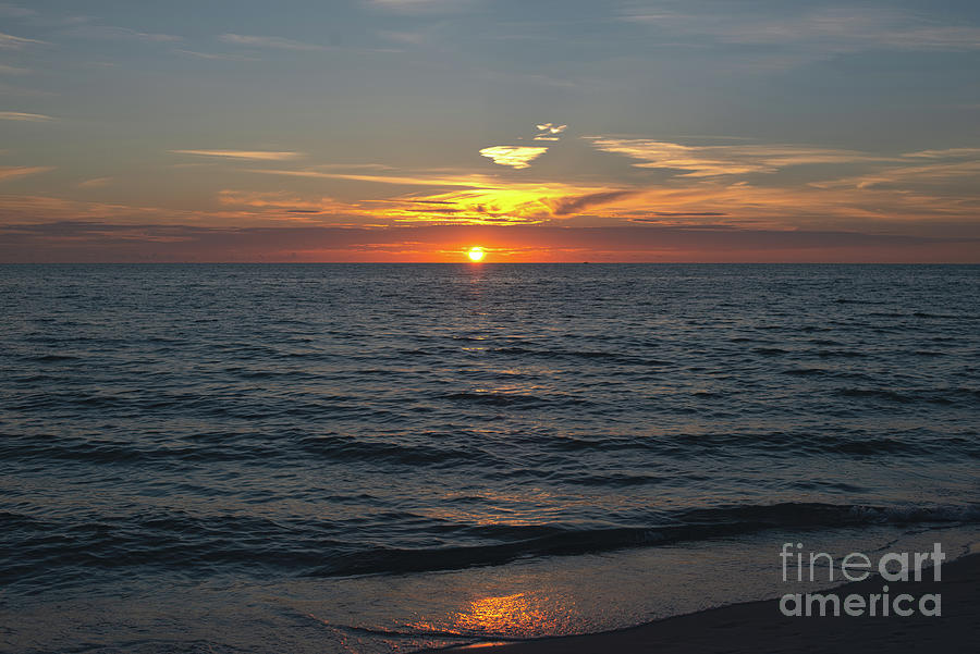 Sunset on the Gulf Photograph by Eric Killian