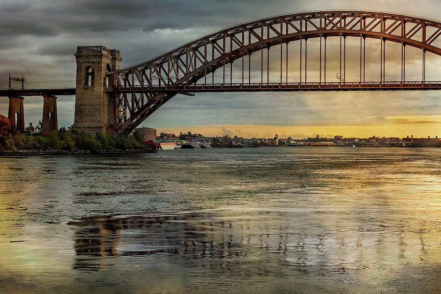 Sunset on the Hell Gate Photograph by Cate Franklyn