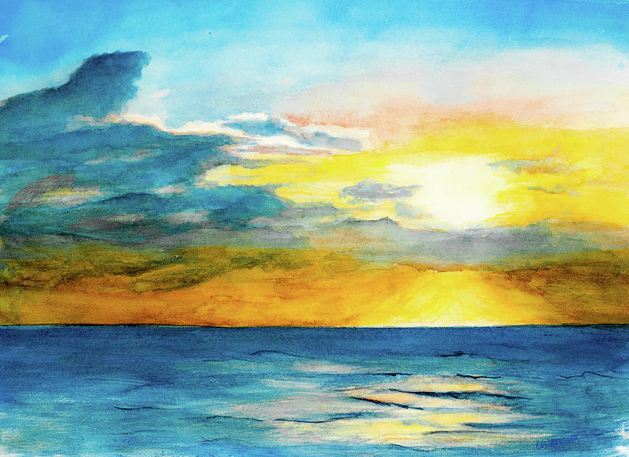 Sunset on the Keys Painting by Lee Beuther