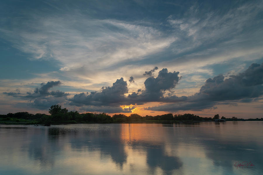 Sunset on the Lake Photograph by Jeffrey Kolker