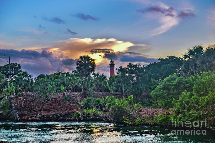 Sunset On The Loxahatchee River in Jupiter Photograph by Olga Hamilton