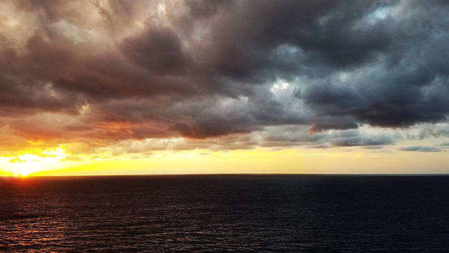 Sunset on the Ocean 11 Photograph by Aldane Wynter
