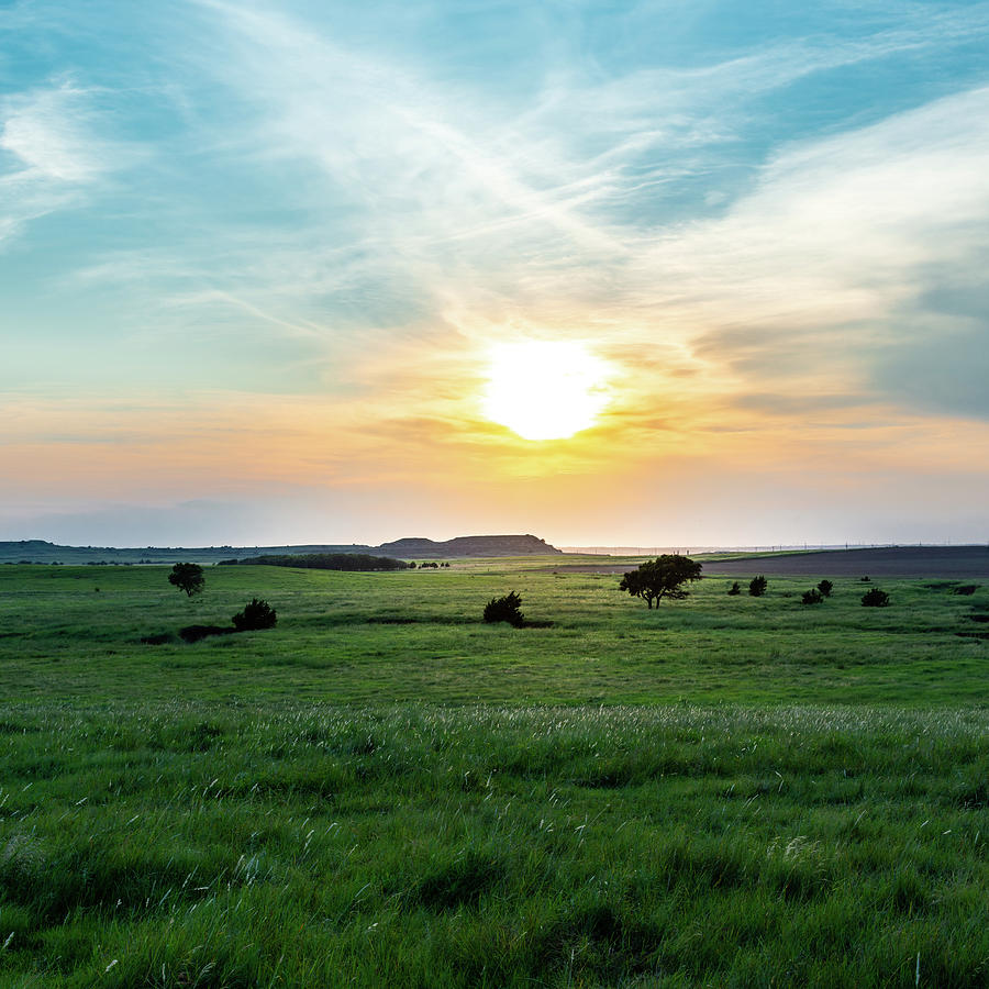 Sunset on the Plains Photograph by Hillis Creative