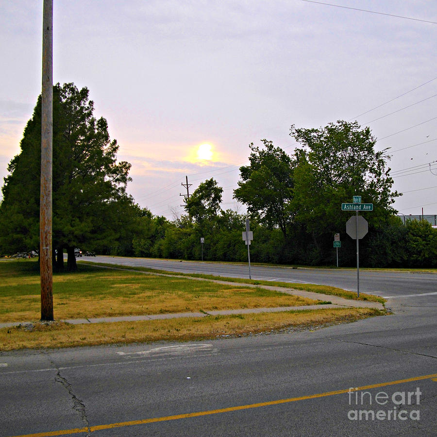 Sunset On The Road Photograph by Frank J Casella