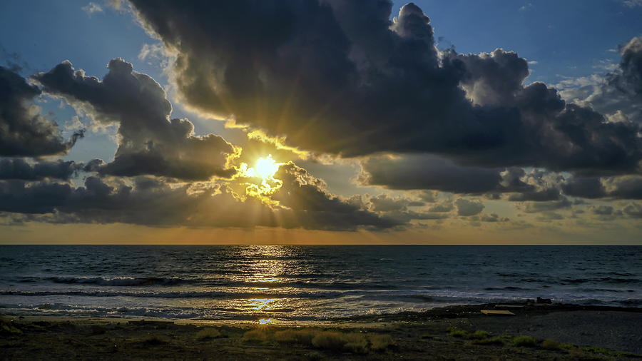 Sunset on the sea Photograph by Loredana Gallo Migliorini