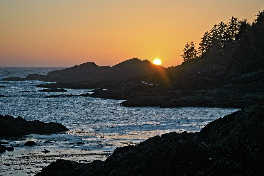 Sunset On The Wild Pacific Trail Photograph by Chuck Burdick